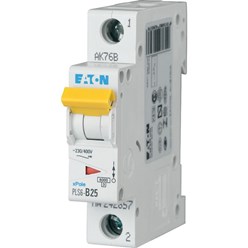 Installatieautomaat xPole EATON INSTALLATIEAUTOMAAT PLS6-B25-MW , B 25A , 1 POLIG , 6 KA 242657